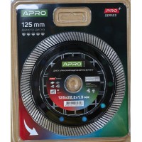 Диск алмазный по бетону Керамика Быстрый Рез 125х1.3х22.22мм 22-24% APRO PRO