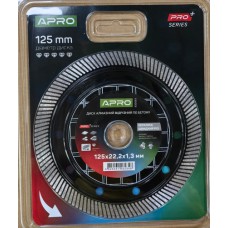 Диск алмазный по бетону Керамика Быстрый Рез 125х1.3х22.22мм 22-24% APRO PRO