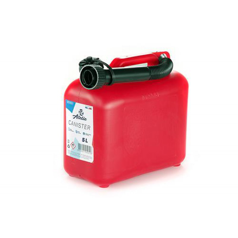 Канистра пластиковая 5л с воронкой HDPE 12 Atelie