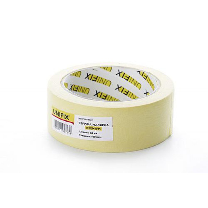 Лента клейкая малярная MR-7830472P премиум 38мм*40м UNIFIX