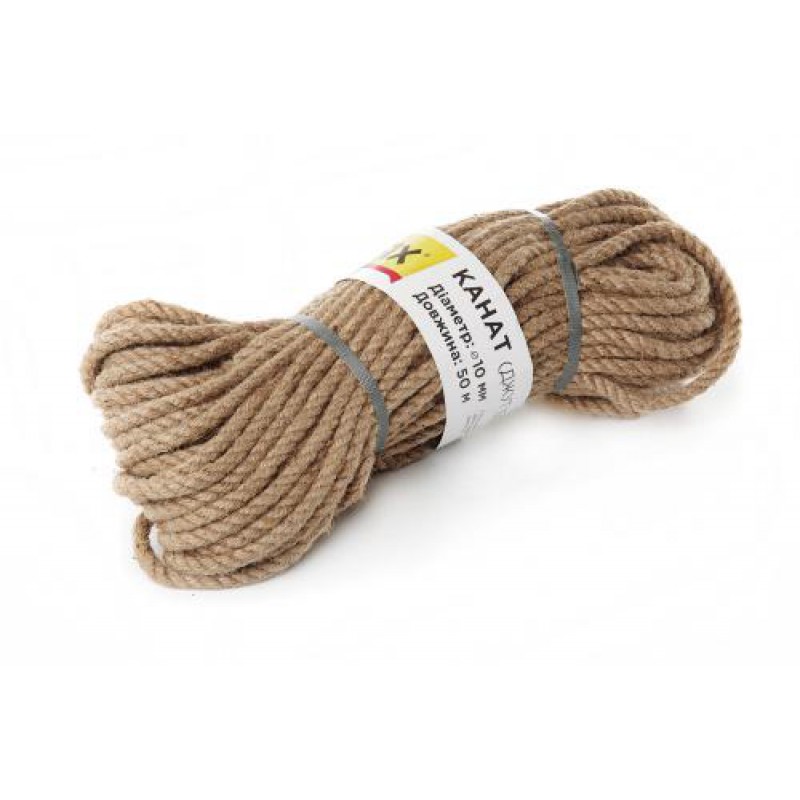 Канат (джут 100%) 6мм 100м UNIFIX