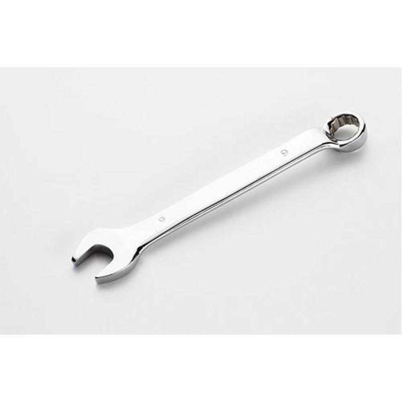 Ключ рожково-накидной глубокий CrV 9мм СИЛА