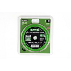 Диск відрізний по бетону 180х2.1х22.22мм (16-18%) Cуцільний APRO