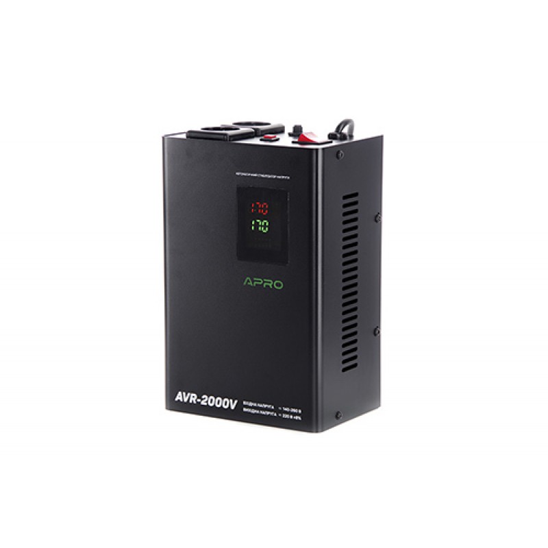 Стабілізатор напруги релейний AVR-2000V (підвісний) APRO