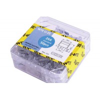 Запобіжники (плоскі євро) 25А) (50шт) WTE