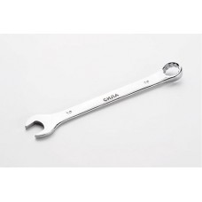 Ключ ріжково-накидний полірований CrV 19мм СИЛА