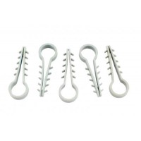 Дюбель-ялинка Ø6 для круглихдротів білий (пач 100шт) APRO