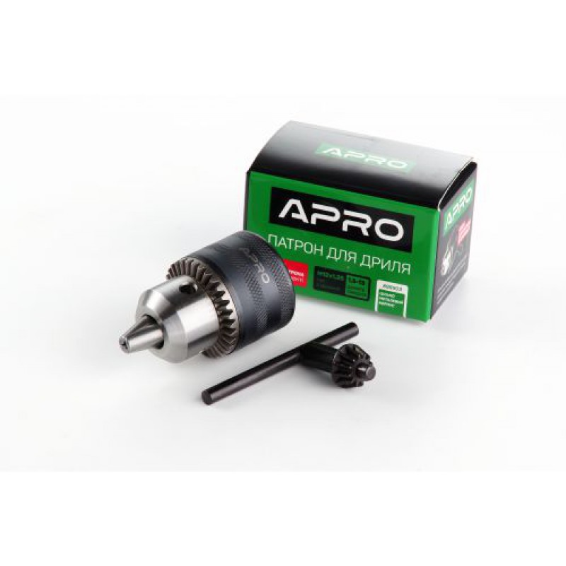 Патрон для дрели с ключом M12*1,25, 1,5-13мм APRO
