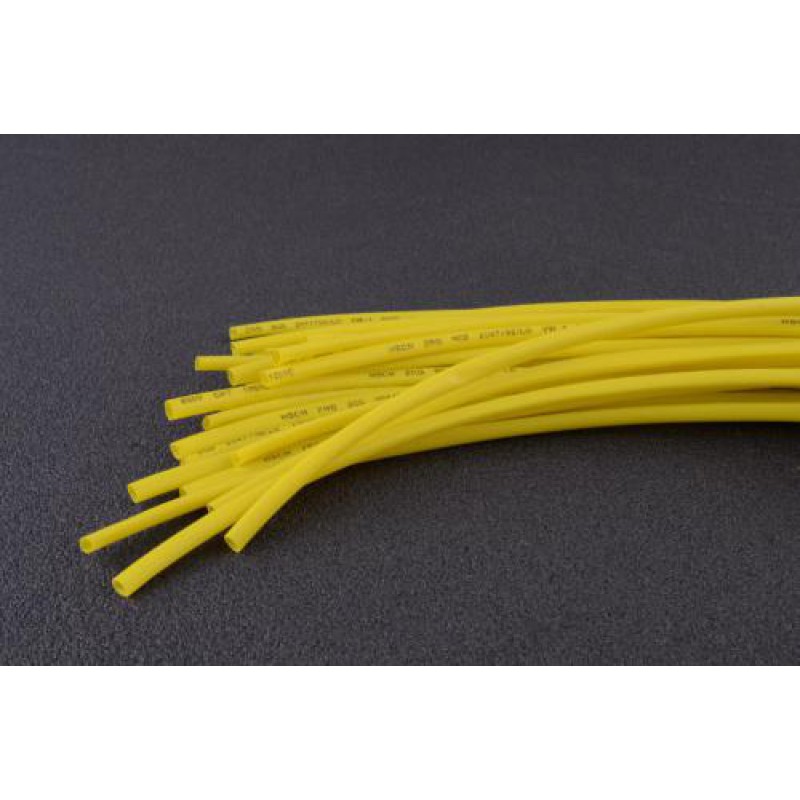 Термоусаживаемая трубка 8мм желтая (пак. 1мx30шт) APRO