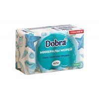 Мыло туалетное твёрдое косметическое 4*70г экопак Dobra Минералы морей