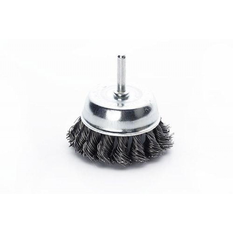 Щітка чаша сталеві витки 65мм (дриль) APRO