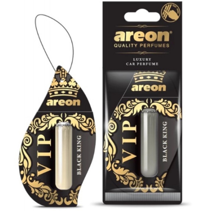 Ароматизатор VIP підвіска з рідиною Black King 5мл Areon