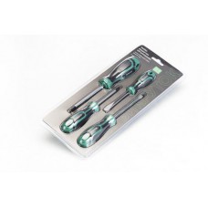 Набор отверток обрезиненных SL3x75, SL5x100, PH1x75, PH2x150 (4шт) Стандарт СИЛА