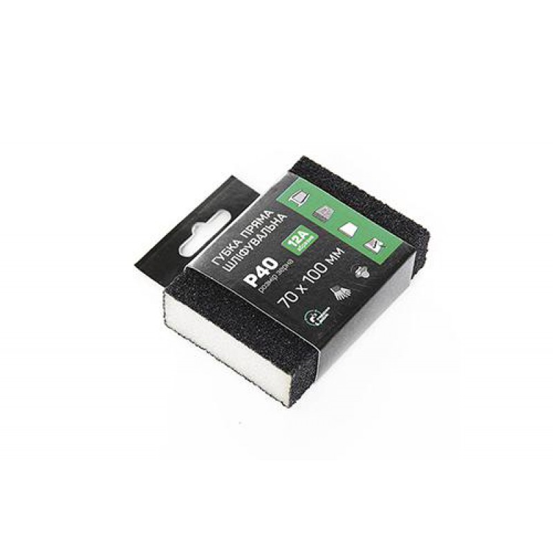 Губка шлифовальная APRO четырехсторонняя прямая P40