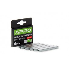 Скобы закаленные 6х11.3х0.7мм 1000шт APRO