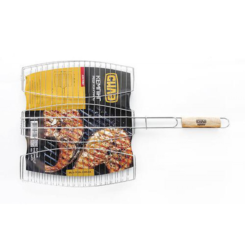 Решітка-гриль для риби потрійна (66x40x36см) СИЛА