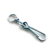 Карабин пружинный с вертлюгом 80мм оц. (пачка, кратно 10шт) APRO