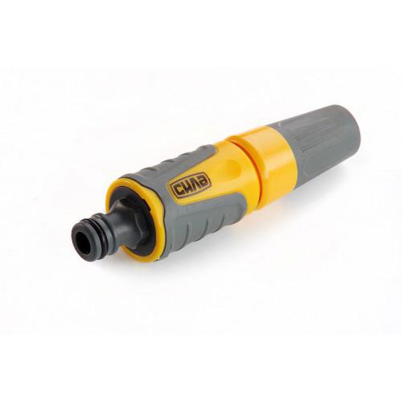 Насадка распылитель с плавной регулировкой потока для коннектора 1/2'' обрезиненная СИЛА