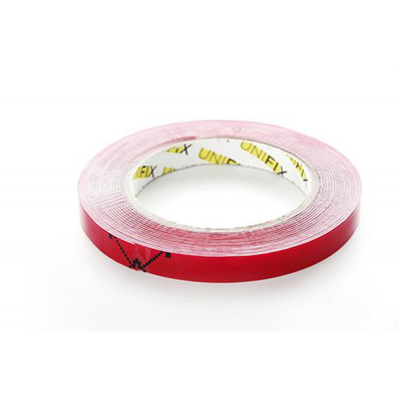 Стрічка клейка піно-акрилова 1мм*12мм*5м UNIFIX