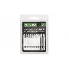 Бита РH1*50мм хром (10шт/уп) APRO
