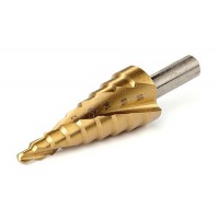 Сверло ступенчатое спиральное Ø4-20мм (сталь 6542) APRO