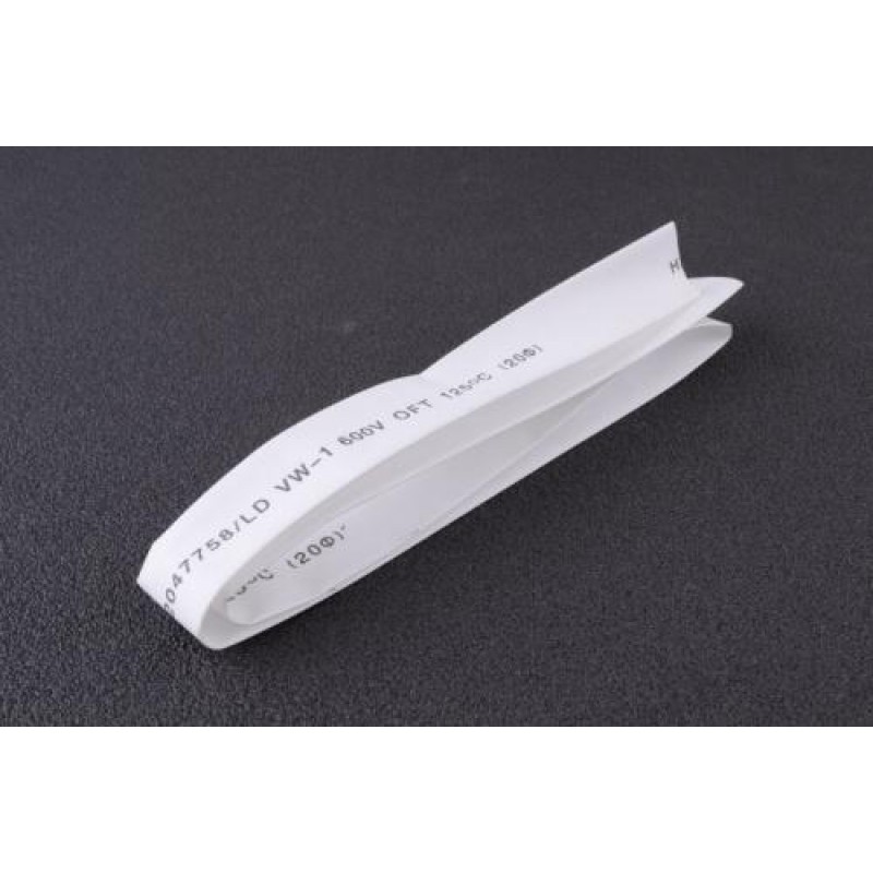 Термоусаживаемая трубка 10мм белая (пак. 1мx20шт) APRO