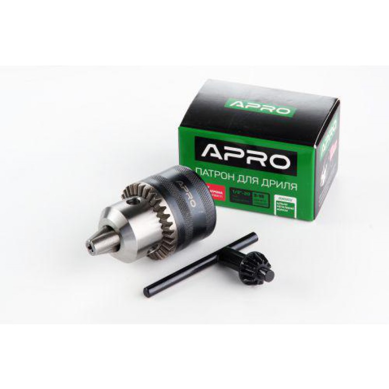 Патрон для дрели с ключом 1/2-20, 3,0-16мм APRO