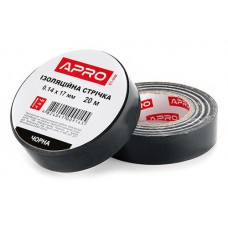 Ізоляційна стрiчка чорна 0.14х17мм 10м (пачка, кратно 10шт) APRO