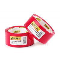 Стрічка клейка пакувальна червона 45мм 200 SKR-5400266 UNIFIX
