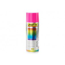 Эмаль акриловая универсальная RAL 4003 Розовый гл. 400мл UNIFIX