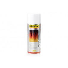 Емаль жаростійка RAL 9010 Білий 400мл UNIFIX