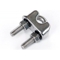 Затискач для троса 8мм DIN 741 нержавіючий А2 (пачка, кратно 5шт) APRO