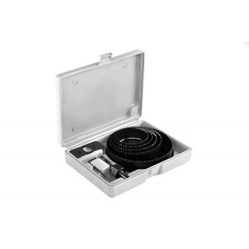 Набір кільцевих пил 8 предметів , глибина 25мм (64/76/89/102/127) APRO