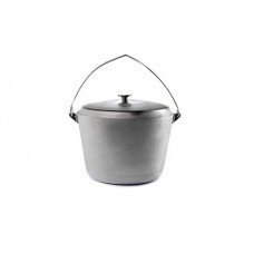 Котел алюмінієвий з кришкою та дужкою 300мм 12л СИЛА