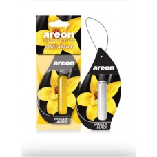Ароматизатор Areon підвіска з рідиною Чорна Ваніль (Vanilla Black) 5мл Areon