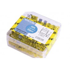 Запобіжники (плоскі євро) 20А) (50шт) WTE