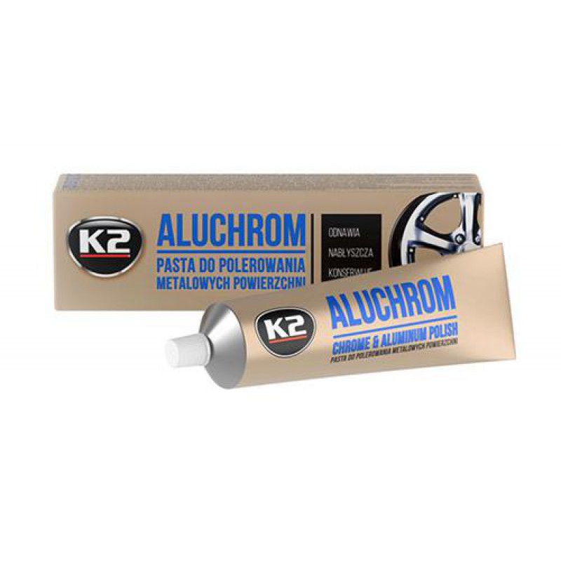 Паста для полірування хромованих деталей Aluchrom 120г К2