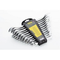 Набор ключей рожковых CrV 6-23, 24x27, 25х28, 30х32мм (12шт) СИЛА