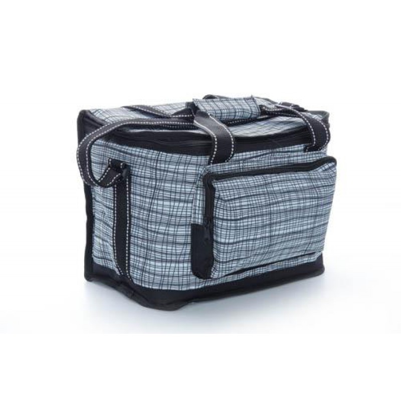 Термосумка 15л черно-белая (32*20*24см) СИЛА