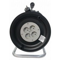 Подовжувач на котушці  з заземленням 3х1,0 кв.мм 30м APRO