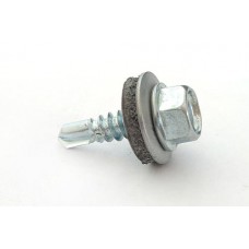 Саморіз покрівельний 4,8*19 DIN 7504K цинк білий до металу (пач 50шт) APRO