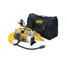 Компрессор автомобильный однопоршневой (37л/мин; 10Атм; 15А) (витой шланг) СИЛА