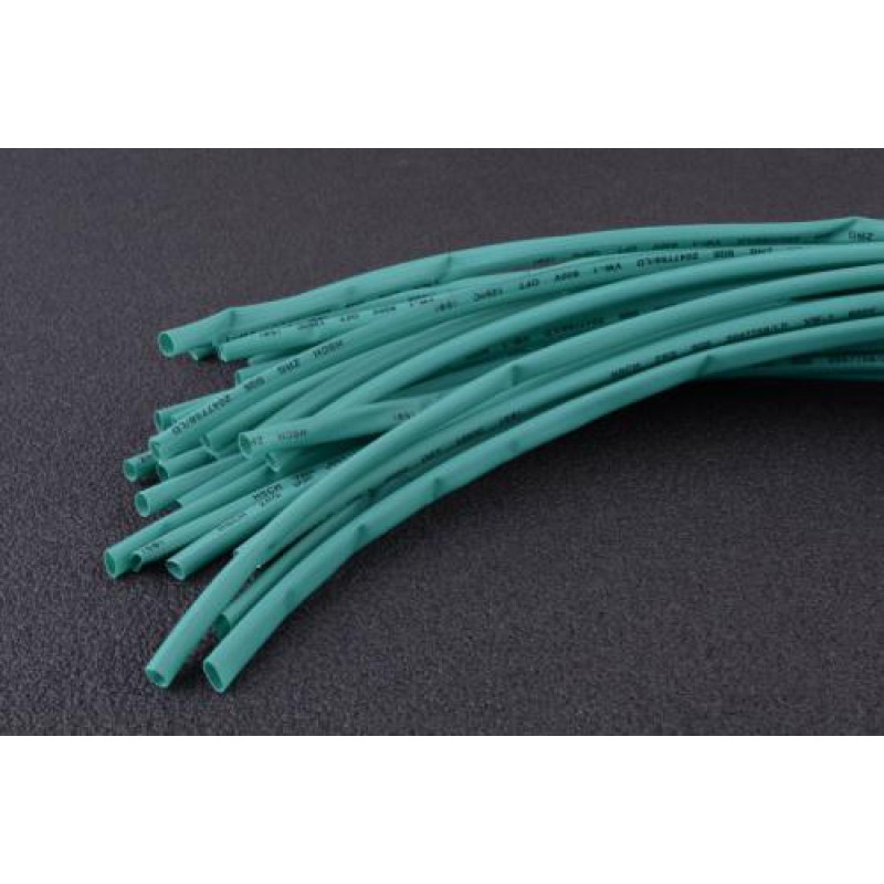 Термоусаживаемая трубка 1мм зеленая (пак. 1мx30шт) APRO