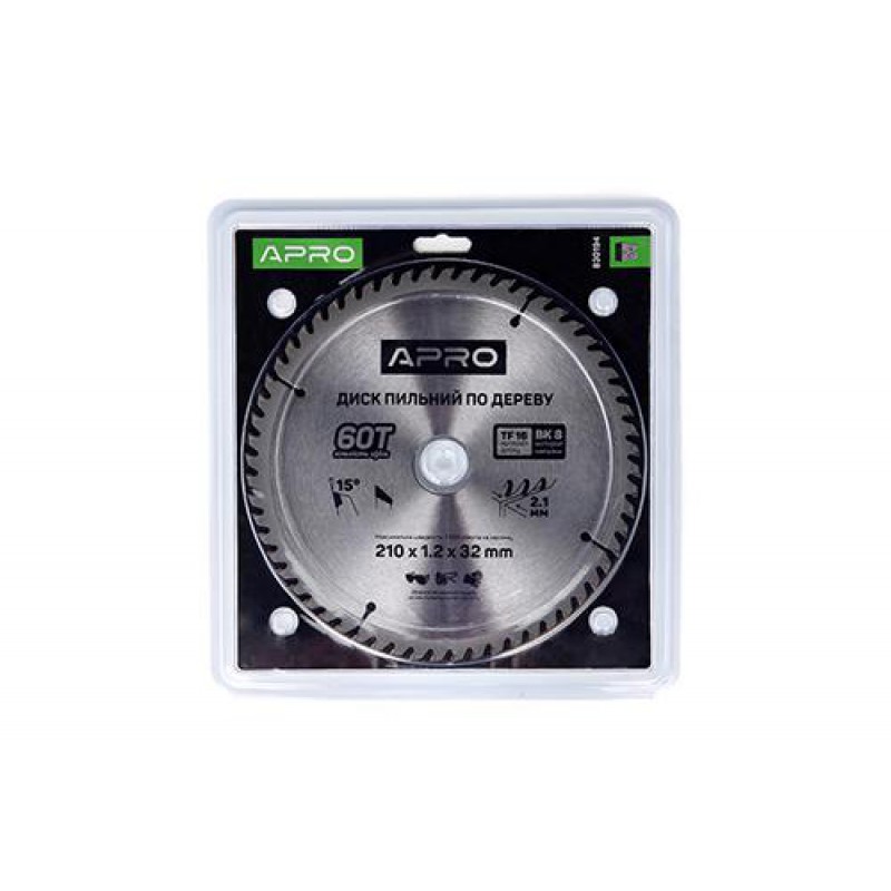 Диск пильный по дереву 210х32(30)х60Т APRO