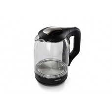 Электрочайник EK-01GB 1.8л, 1500Вт, корпус стекло, черный Metec