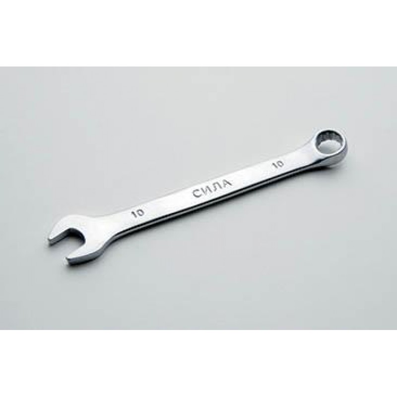 Ключ рожково-накидной CrV 10мм СИЛА