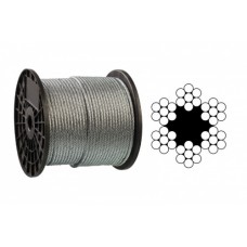 Трос оцинкований 3мм DIN 3055 (6x7) бухта 200м APRO