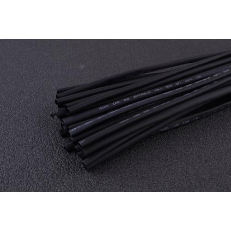 Термоусаживаемая трубка 5мм черная (пак. 1мx30шт) APRO