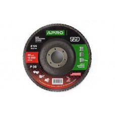 Коло пелюстково-торцеве цирконієве Р36 конус 125х22.2мм (Т29) (КПТ) APRO