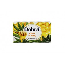Мило туалетне тверде косметичне 5*70г екопак ТМ Dobra Алое та мед